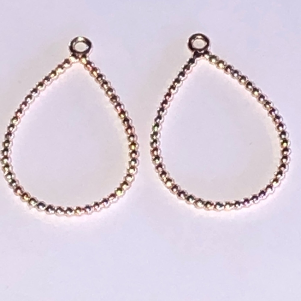 Pandora Solid 14k Gold Teardrop Compose Earrings 585 Ale